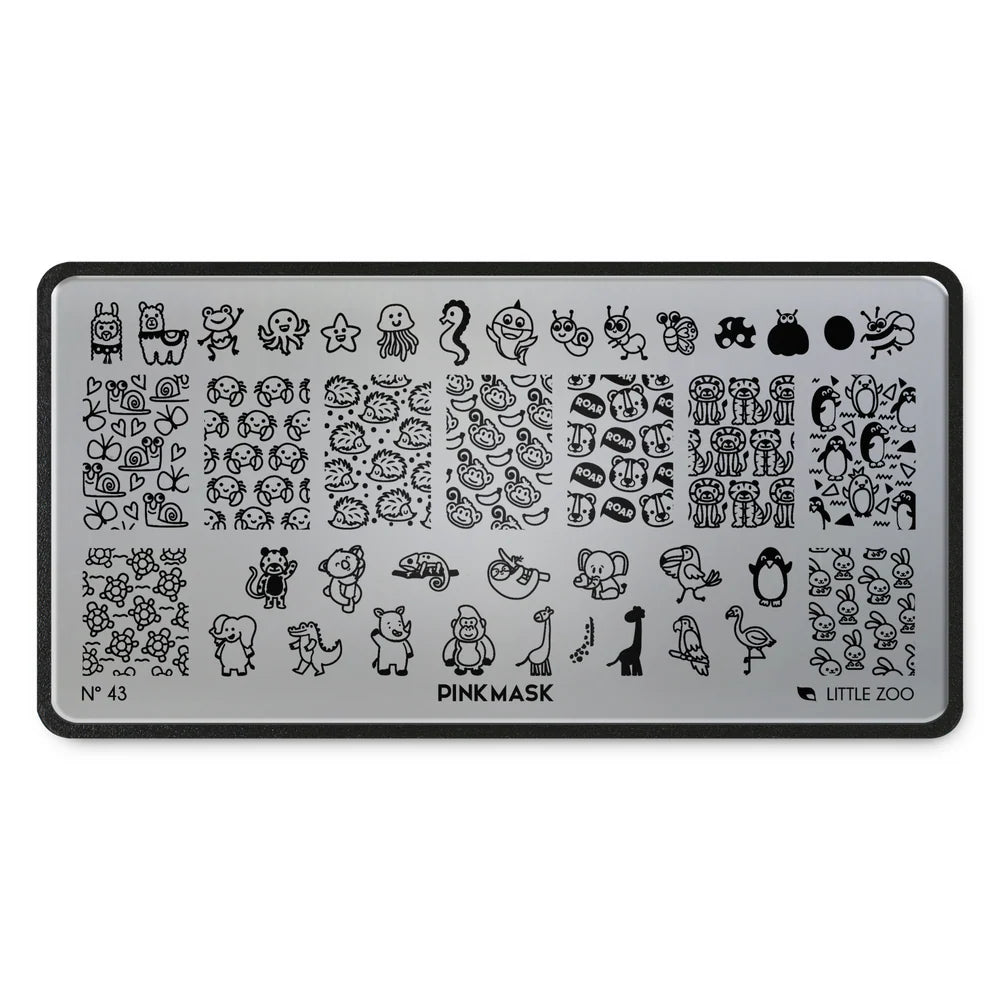Placa de Stamping Little Zoo #43